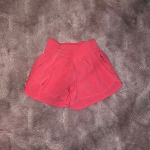 high rise lululemon tracker shorts